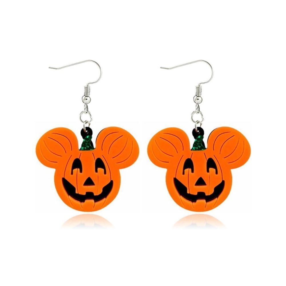 Mickey Pumpkin Halloween Earrings